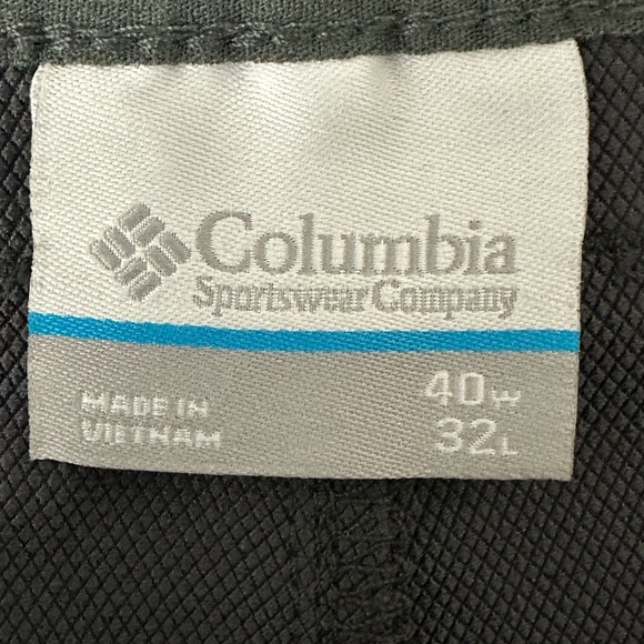 Columbia Mens Grey Omni-Shield Tech Trail II Pant Waist 40”x Length 32”     NWOT - Picture 15 of 16